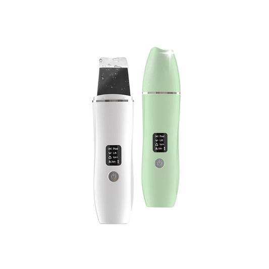 EMS Ultrasonic Skin Scrubber - Vibrating Blackhead Removal and Deep Face Cleansing